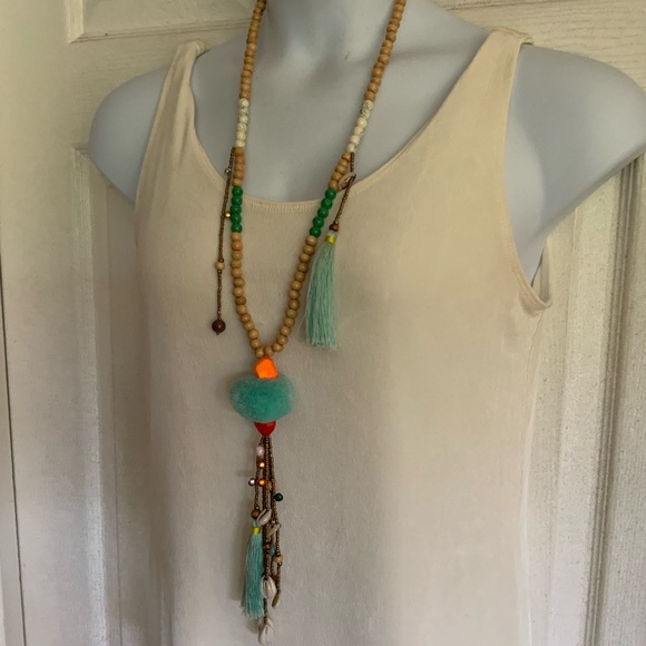 ANTHROPOLOGIE..Boho necklace - Picture 1 of 7